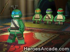 Lego ninja turtle training 